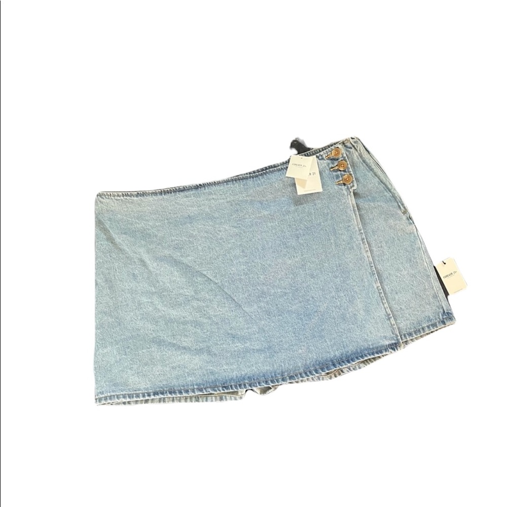 Forever 21 Sqort Light Denim